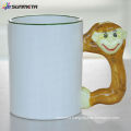 Sunmeta 11oz Sublimation Animal Handle Mug At Low Price Wholsale